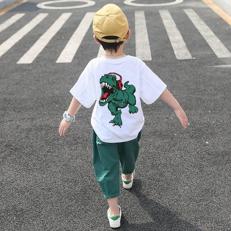 Kids Clothes Sets Boys' Short Sleeve T Shirt + Short Pant Suits Children's Summer Two Piece Suits 4-5 6 7 8 9 10 11 12 Ages
