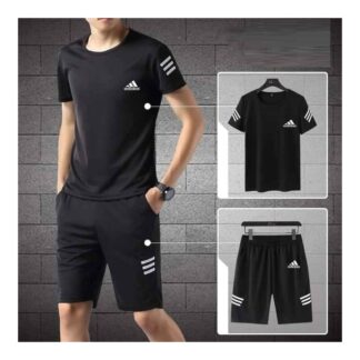 Black new Summer Combo T-Shirt & Pant for Boy
