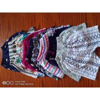 Multicolor New Born Kids & Boys Half Pant 8 Pcs Combo Pack - Available Size