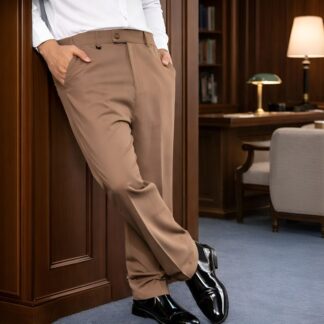 Top Fashion Men’s Slim Fit Formal Trousers – Classic Tailored Pants for Office & Business Wear