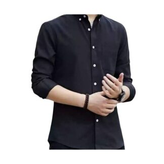 Black Cooton  Formal Shirt for Men