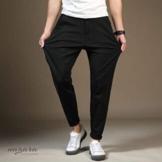 Slim-Fit Chino Gabardine Pants - Deep Black - Formal Pant For Men - Formal Pant For Men - প্যান্ট ছেলেদের