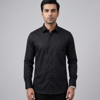 Stylish & Fashionable Trendy Cotton Long Sleeve Formal Shirt For Men
