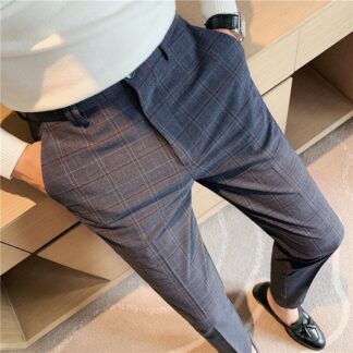 2023 Wedding Dress Pants for Men Business Suit Pant Casual Slim Formal Pants Pantalon Costume Men Suit Trousers Plus Size 29-38