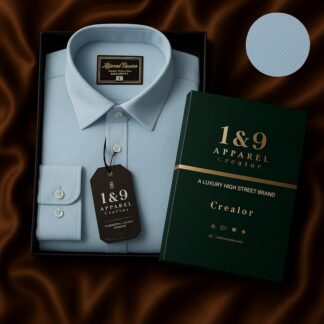 Men’s Formal Shirt | Premium Italian Giza Fabric |  Long Sleeve Regular Fit Office Wear