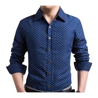 New Stylish Regular Slim Fit chak Cotton Long Sleeve Formal Shirt For Men