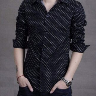 New Stylish Regular Slim Fit Blank Cotton Long Sleeve Formal Shirt For Men