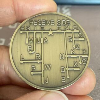Morse Souvenir Coin Collection Commemorative Badge Collection Souvenirs Graduation Season Day
