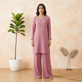 New Collection Readymade Stylish And Comfortable Silk With Stone Work Two-Piece Set For Women - Ideal for All Seasons and Occasions