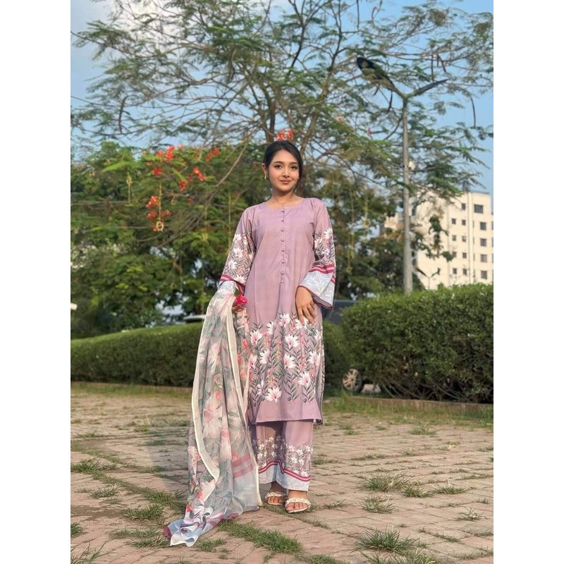 𝐃𝐢𝐠𝐢𝐭𝐚𝐥 𝐩𝐫𝐢𝐧𝐭 3 𝐩𝐢𝐜𝐞𝐬 100% High Quality For Women Comfortable for All Seasons And Occasions For Women & Girl Collection