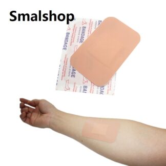 Smalshop 【Seasonal Sale】 50pcs/set Large Patch PE Waterproof Band Aid Elestic Wound Plasters for First Aid Adhesive Bandages Heel Protector Tape Patches