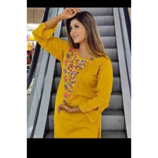 Readymade 2 Piece Embroidery Work Cotton Fabric Shalwar Kameez Collection - Comfortable for All Seasons and Occasions Two piece For Women
