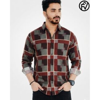Men’s Full Sleeve Check Shirt | Premium Quality Casual Shirt – Trendy Summer Friendly All Season Wear