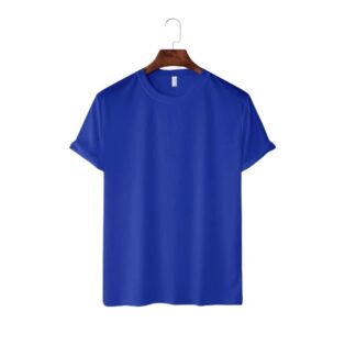 Mens Premium Blank T-shirt - Royel Blue Color Pure Cotton Fabric