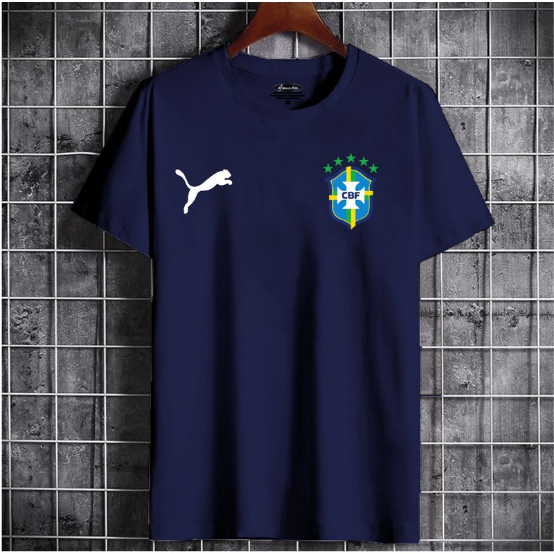 New Barazil 5 Star Desing Digital printed Boys T-shirt/ Tshirt For Men/ T-shirt