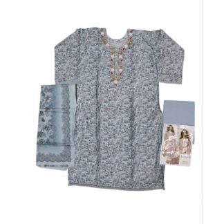 Elegant Women’s Three Piece Set | Stylish Unstitched/Ready Made Suit A