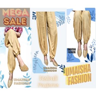 China Linen Loose Fit Woman"s Afgani Kabuli Salwar Payjama .