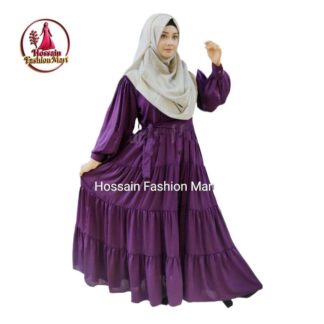 Button Kuchi Abaya Burka – New Style Women’s Burka Made from Premium Dubai Cherry Fabric with Big Hijab