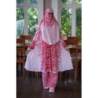 Women’s Floral Printed Prayer Dress | Islamic Namaz Dress for Women | Comfortable Muslim Prayer Wear | Multiple Colors & Designs