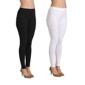 1piece White Leggings/student white ties /Ankle Length leggings White