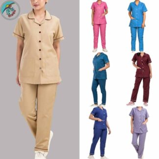 Modern Nurse Workwear Set – Durable Fabric with Stylish Detailing for Women Uniforms