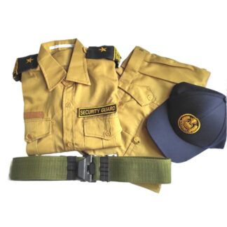 Security Guard Uniform Full Set - Security Guard Dress , Pant, Shirt, Cap, Belt , Epulet Full Set