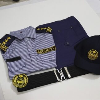 Security Guard Uniform Full Set - Night Guard uniform - Security Guard Pant, Shirt, Cap, Belt , Epulet Full Set