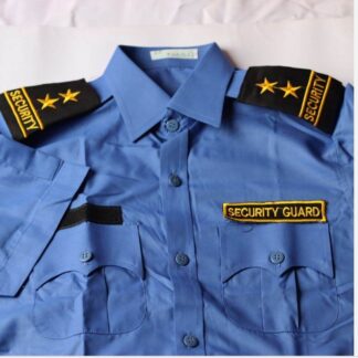 Security Gurd shirt- Guard Uniform - Security Guard dress Men with Security Epulete & Bach