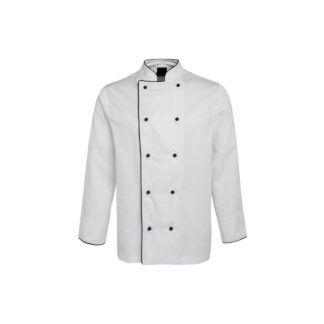 Chef Jackets Black White Chef Coat Cooking Uniform for Restaurant & Bar Black Grey Kitchen Uniforms